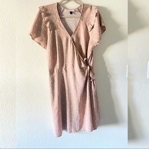 Blush Wrap Dress